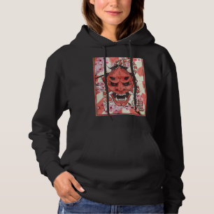 Sudadera Mascara de Oni Yokai máscara de Demonio Retro esté