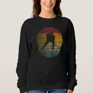 Sudadera Máscara de palo de hockey hielo vintage retro 70 8