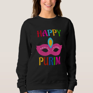 Sudadera Máscara de Purim feliz