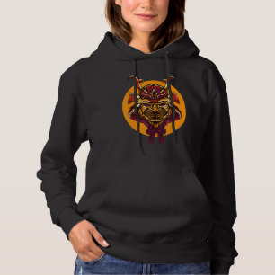 Sudadera Máscara de Samurai de un guerrero japonés Sun Helm