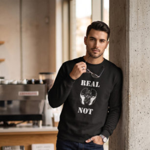 Sudadera Máscara dividida del paradox de identidad REAL NO