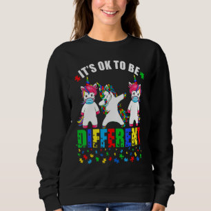Sudadera Máscara facial de unicornio de concienciación sobr