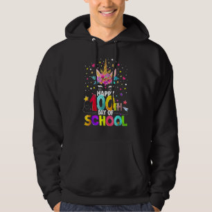 Sudadera Máscara Facial de Unicornio Feliz 100 Días de Escu