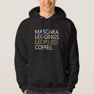Sudadera Mascara Leggings Leopard Coffee Funny Makeup Cita