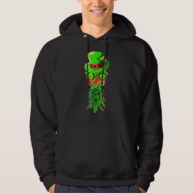 Sudadera Máscara Swinger Upside Down Pineapple St Patrick S (Anverso)