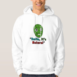 Sudadera "Máscara verde sonriente - Naturaleza Personalizad