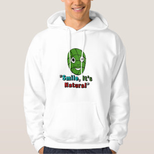 Sudadera "Máscara verde sonriente - Naturaleza Personalizad