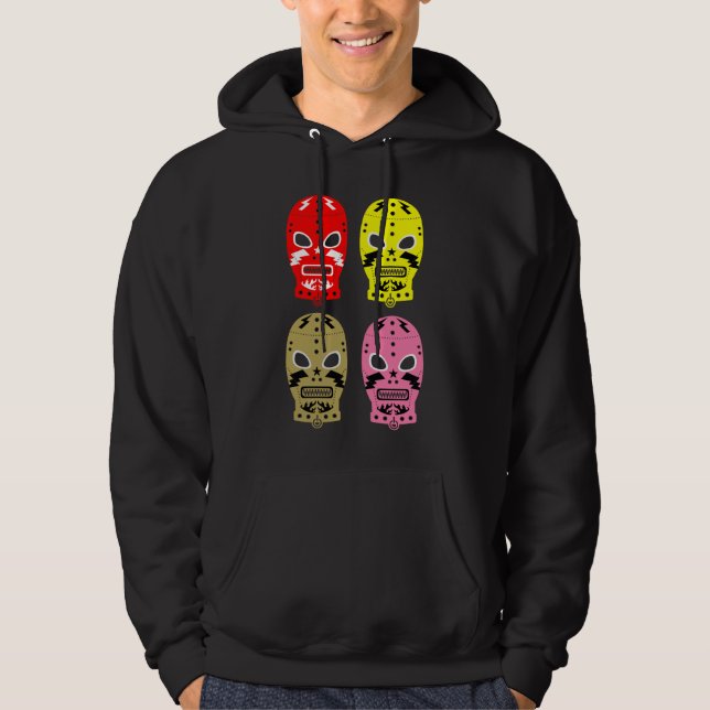 Sudadera Máscaras de concurso de lucha libre (Anverso)