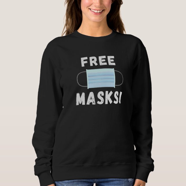 Sudadera Máscaras faciales libres (Anverso)