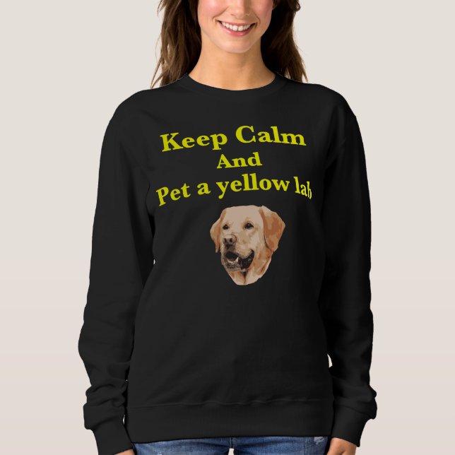 Sudadera Mascota A Yellow Lab 2 (Anverso)