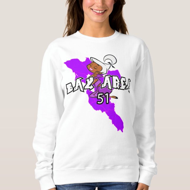Sudadera Mascota Chica BayArea51 (Anverso)