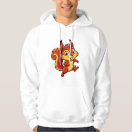 Sudadera Mascota de ardilla de dibujos animados vibrante