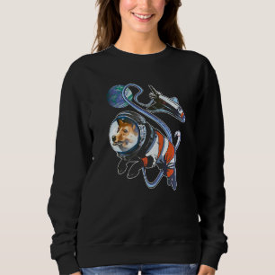 Sudadera Mascota de astronauta de cachorros de Corgi Astro