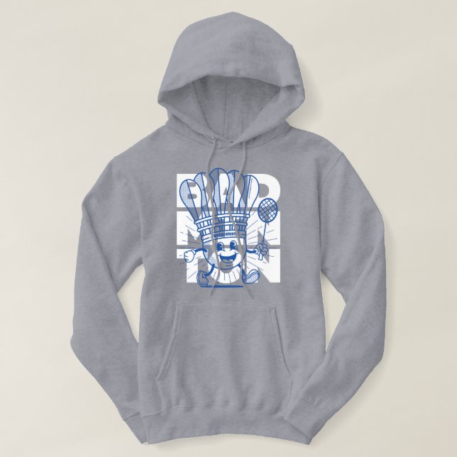 Sudadera Mascota de bádminton SOBREIMPRESIÓN (Diseño del anverso)