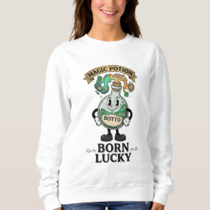 Sudadera Mascota de dibujos animados retro de poción mágica