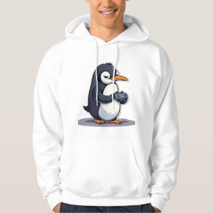 Sudadera Mascota de Gamer Pingüino Sin Expresión