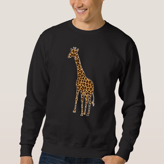 Sudadera Mascota de Giraffe Chicas de Leopardo de impresión (Anverso)