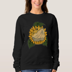 Sudadera Mascota de girasol amarillo Propietario Lizard Rep