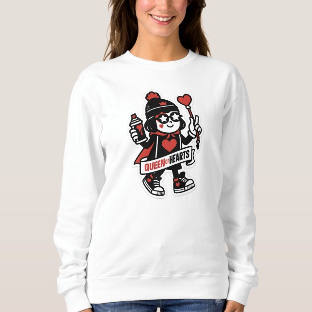 Sudadera Mascota de la calle Queen of Hearts — Edición de l (Anverso)
