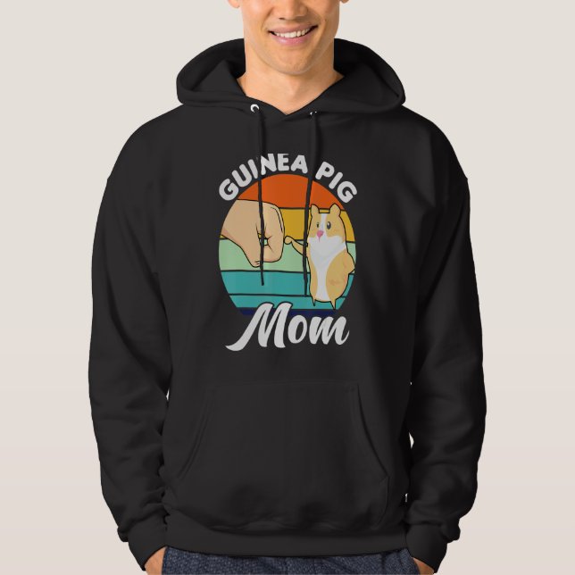 Sudadera Mascota de mamá de cerdo de Guinea (Anverso)