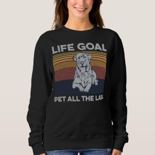 Sudadera Mascota De Objetivos De Vida Todos Los Laboratorio