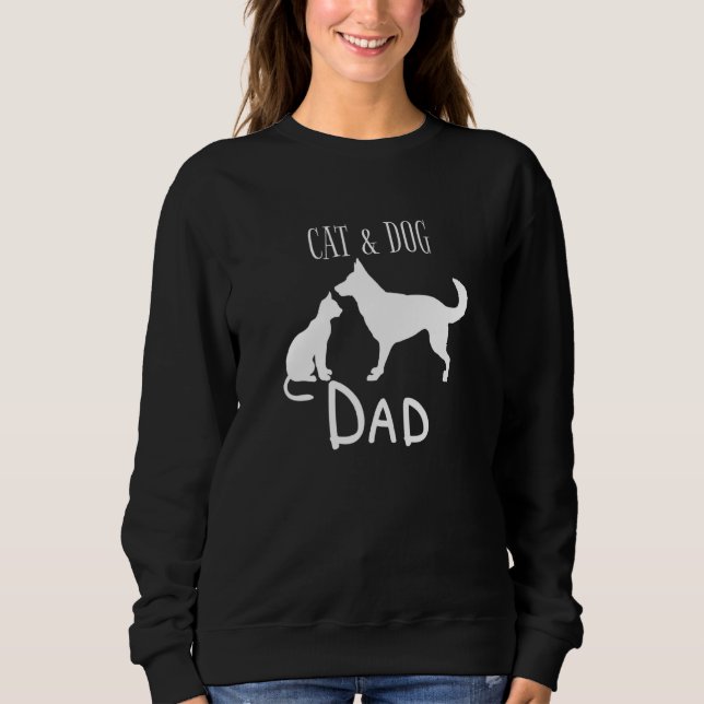 Sudadera Mascota de papá-gato - Día del padre (Anverso)