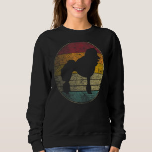 Sudadera Mascota de perro caniche Gif Retro Estilo Vintage