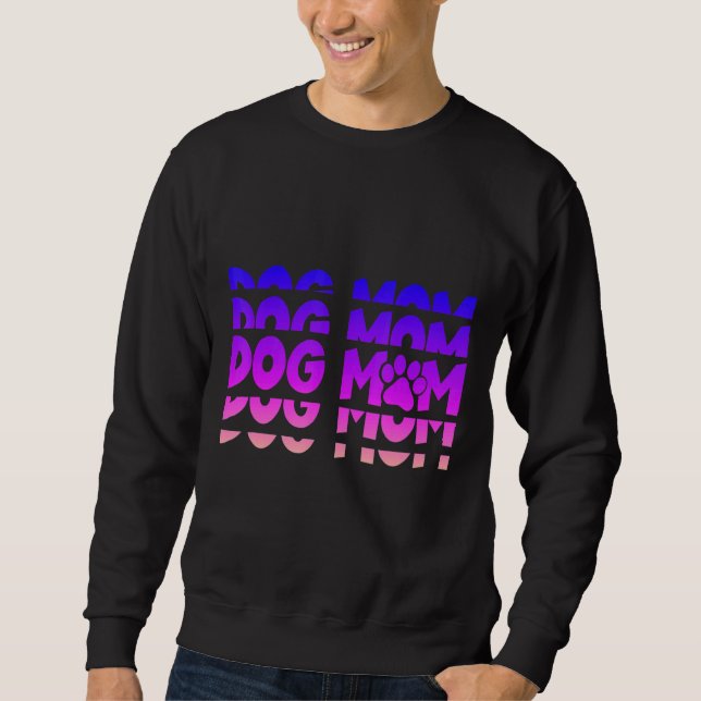 Sudadera Mascota De Perro Mamá  Corta Paw Para La Impresión (Anverso)