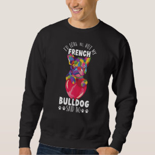 Sudadera Mascota de raza de perro Bulldog francés