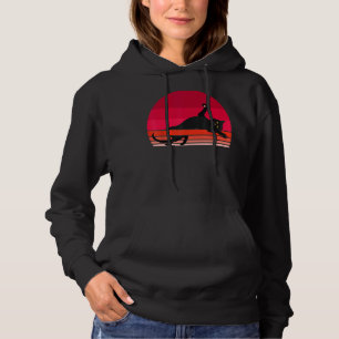 Sudadera Mascota del propietario del gato negro retro Sunse