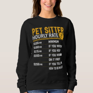Sudadera Mascota del sitio del Mascota de la tarifa horaria