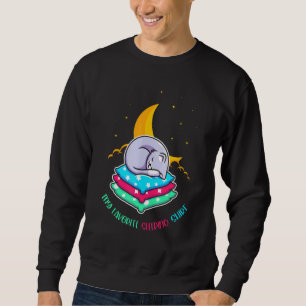 Sudadera Mascota lindo Moon Night Sleepe Napping Sleeping A