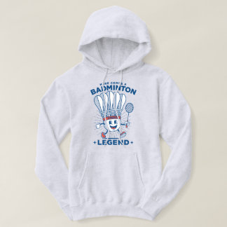 Sudadera Mascota "Llega una leyenda del bádminton"