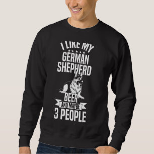 Sudadera Mascota Me Gusta Mi Pastor Alemán