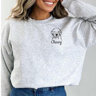 Sudadera Mascota Nombre Perro Arte