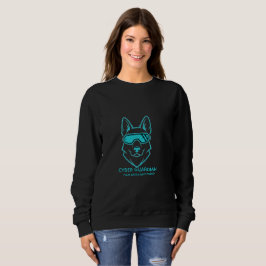 Sudadera Mascota Perro Neon Guardian Cibernético - Ropa de 