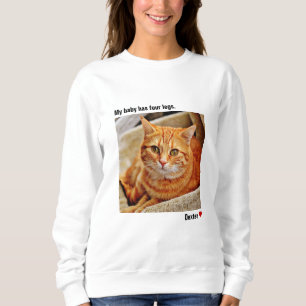 Sudadera Mascota personalizado de fotografía grande de pers