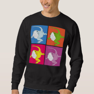 Sudadera Mascota Propietario Animal Reptile Lizard Pop Bear