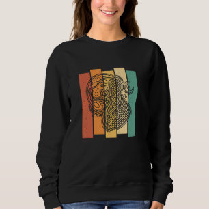 Sudadera Mascota retro dálmata - Fase de la luna de la raza