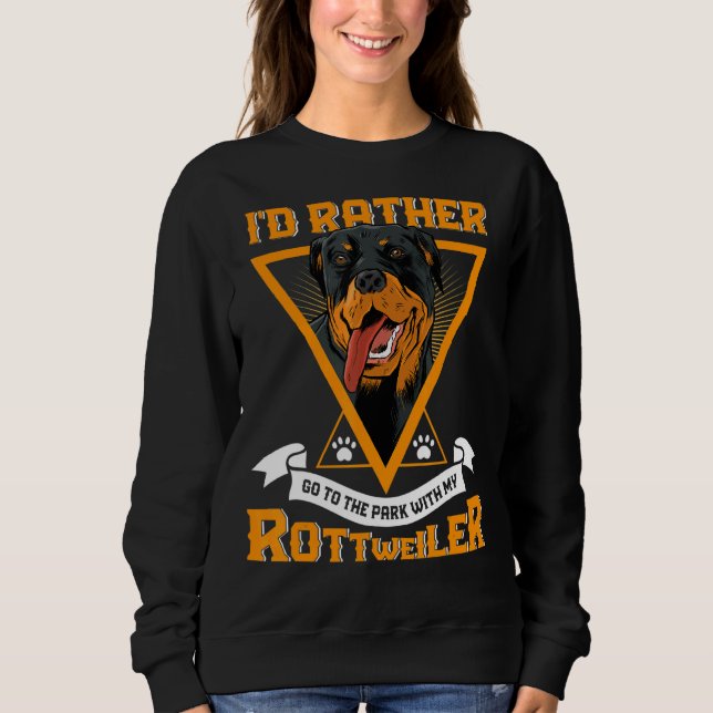Sudadera Mascota Rottweiler Dog (Anverso)