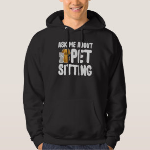 Sudadera Mascota Sentada Perro Y Gato Pídeme Mascota Bonito