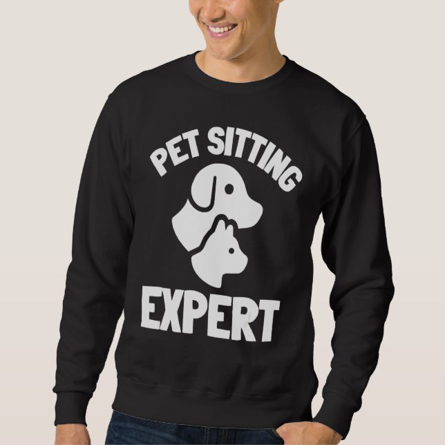 Sudadera Mascota Sentado Y Mascota Sitter Animal Hotel (Anverso)