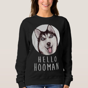 Sudadera Mascota siberiano Husky Perro dueño Hooman Puppy D
