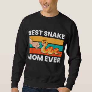 Sudadera Mascota Snake Mejor Mamá De Serpiente
