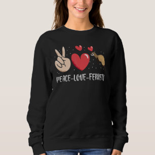 Sudadera Mascotas de Ferret Cute Hombres Mujeres Niños Niño