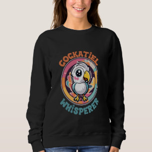 Sudadera Mascotas divertidos de Cockatiel Whisperer Mirando