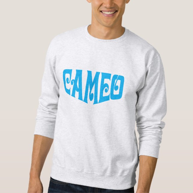 Sudadera masculina con logo azul de Cameo (Anverso)