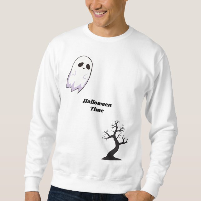 Sudadera masculina de Halloween (Anverso)