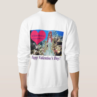 sudadera masculina. Feliz Día de San Valentín.