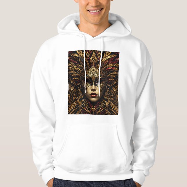 Sudadera Masks of Mystery: Venice Meets Africa (Anverso)